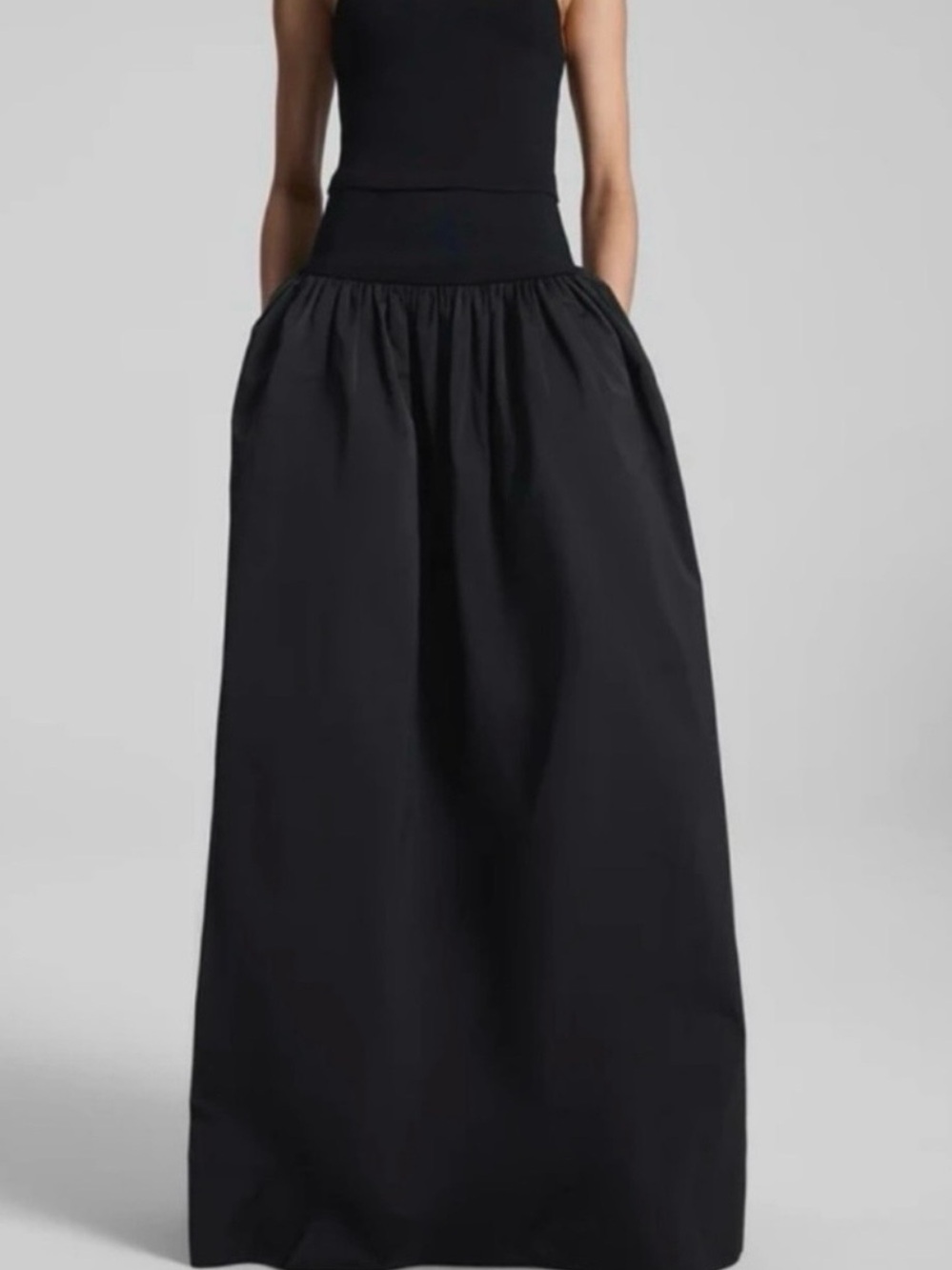 A.L.C. Jacqueline Maxi Gathered Waist Skirt